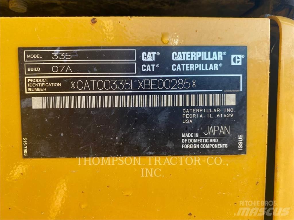 CAT 335 Excavatoare pe șenile
