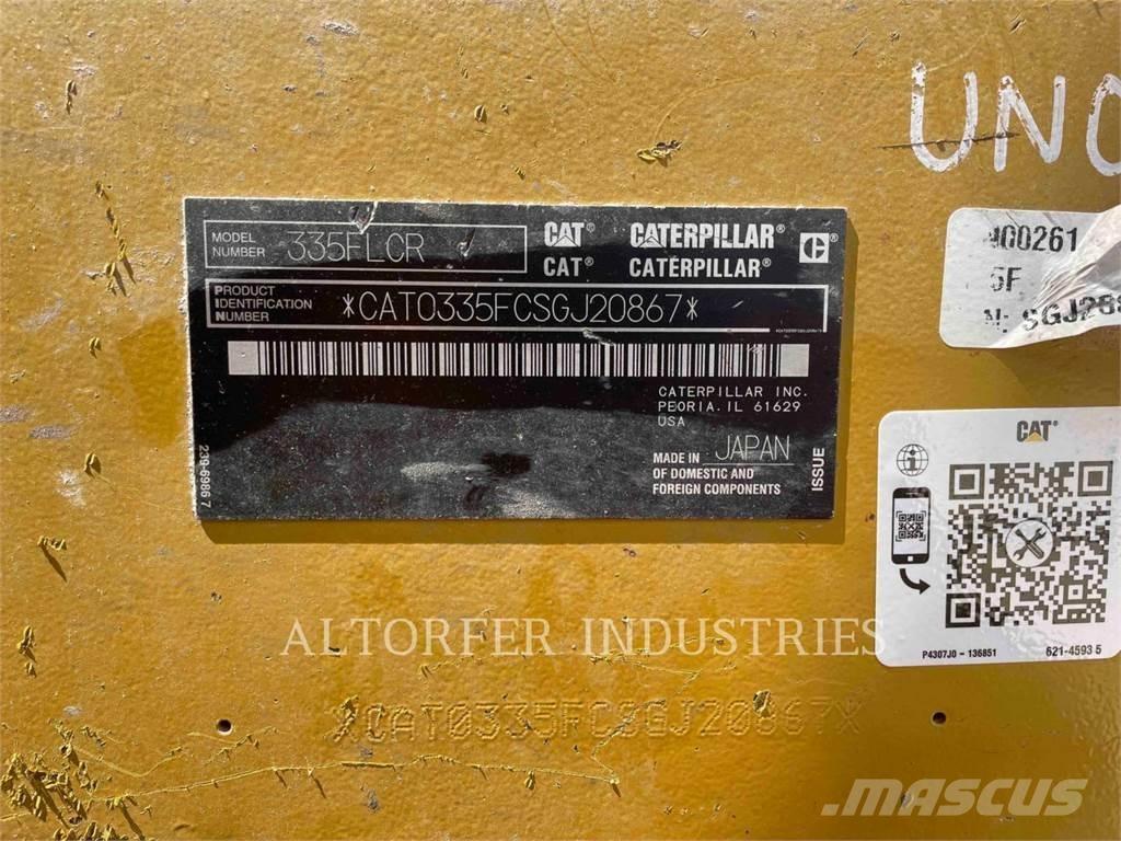 CAT 335F LCR Excavatoare pe șenile
