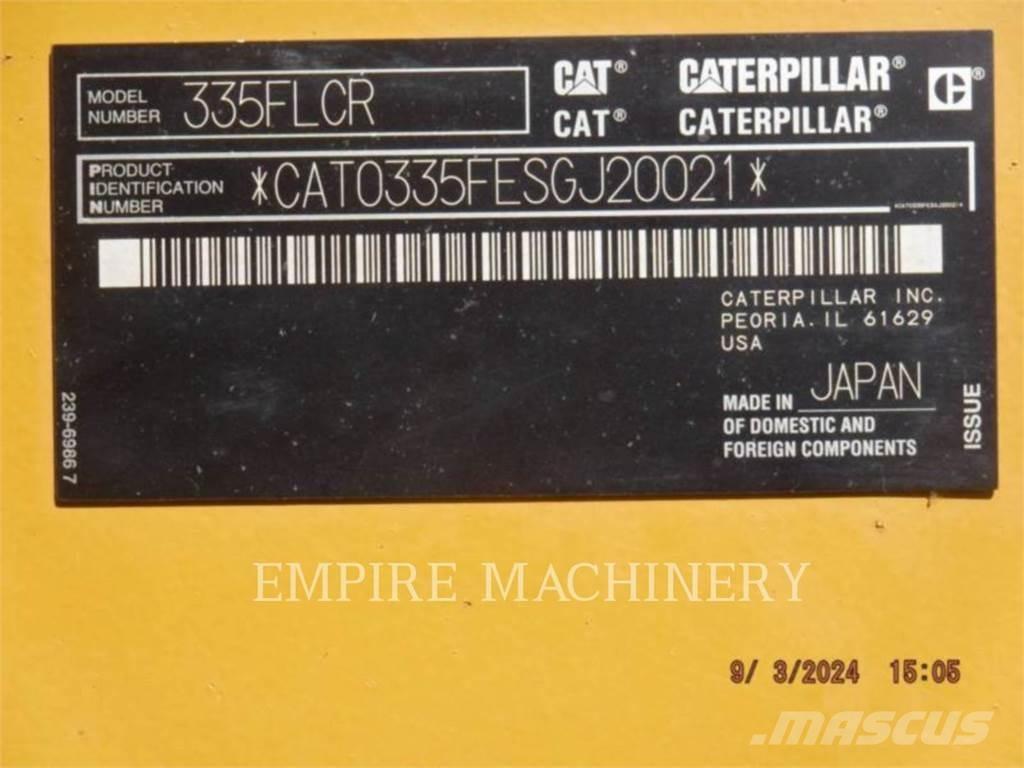 CAT 335FL P Excavatoare pe șenile
