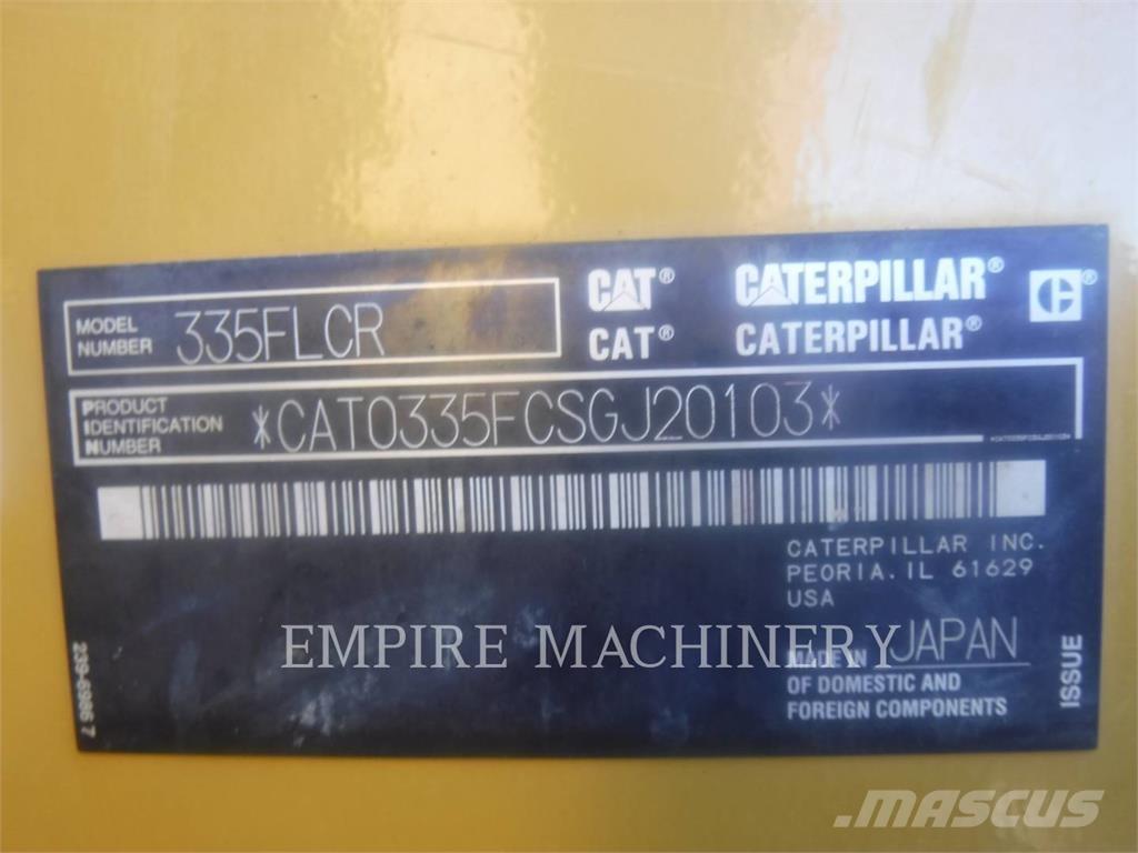 CAT 335FLCR Excavatoare pe șenile
