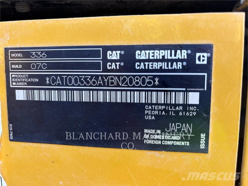 CAT 336 Excavatoare pe șenile
