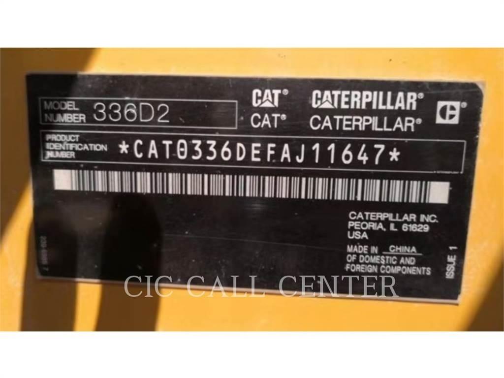 CAT 336D2 Excavatoare pe șenile
