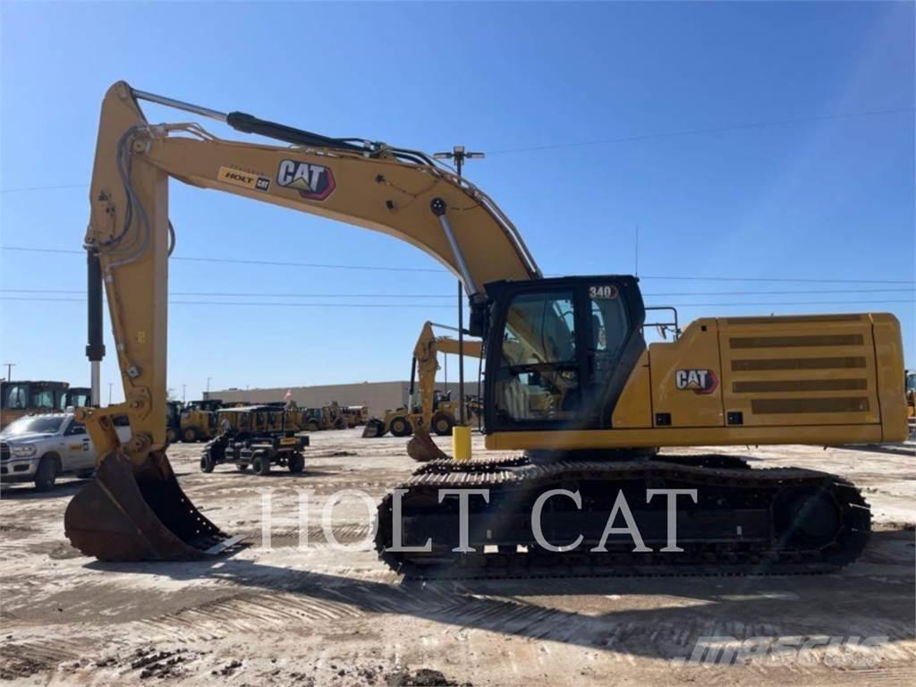 CAT 340 12 TC Incarcator pe pneuri