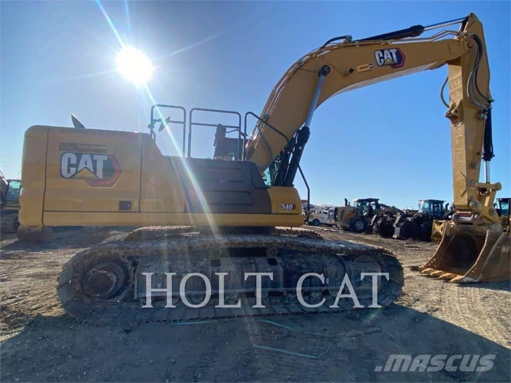 CAT 340 12 TC Incarcator pe pneuri