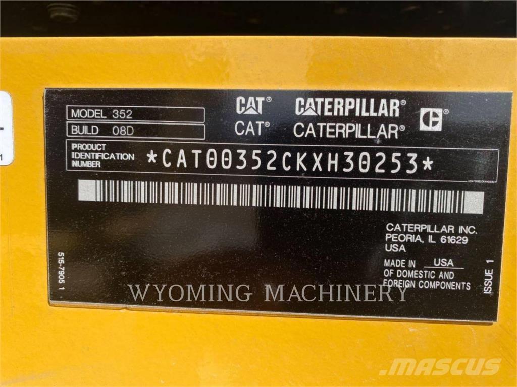 CAT 352 Excavatoare pe șenile
