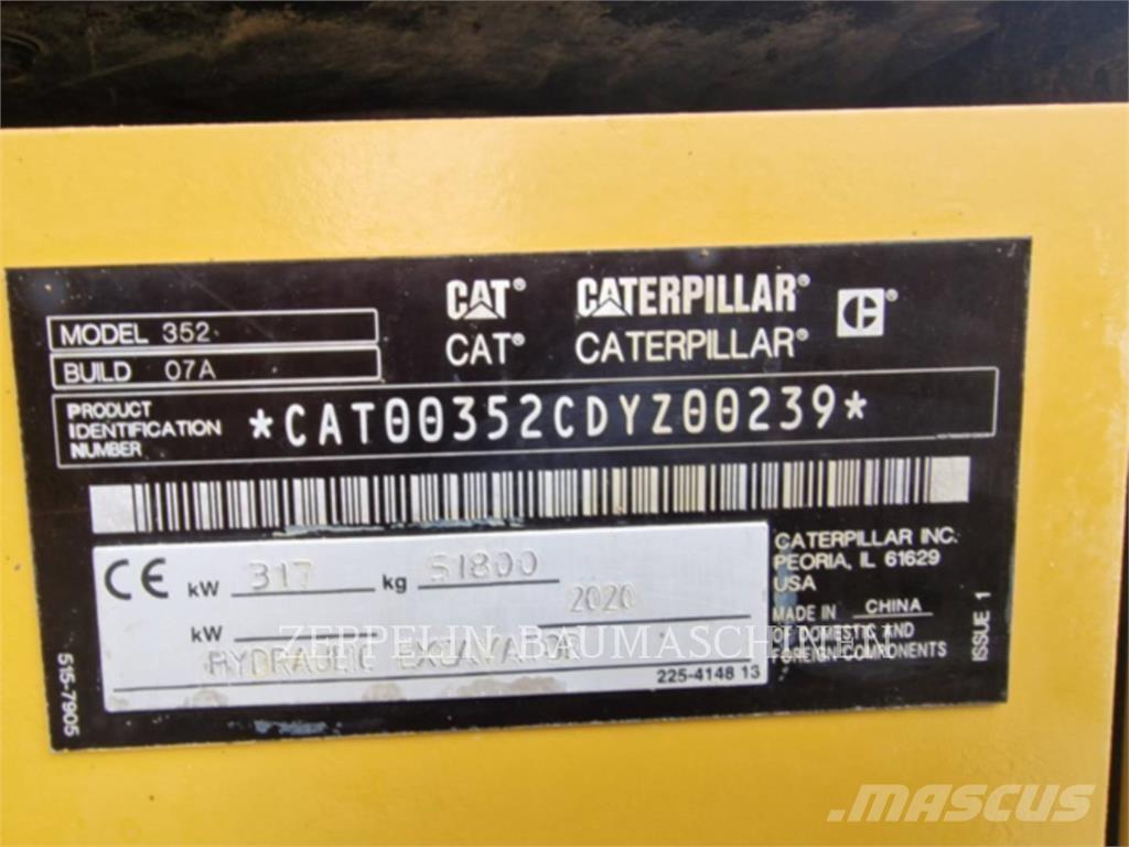CAT 352-07A Excavatoare pe șenile
