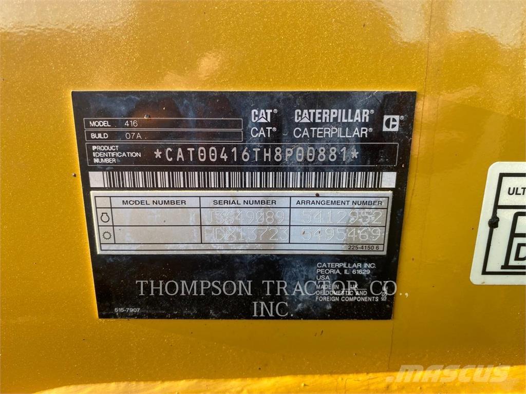 CAT 416 Buldoexcavatoare