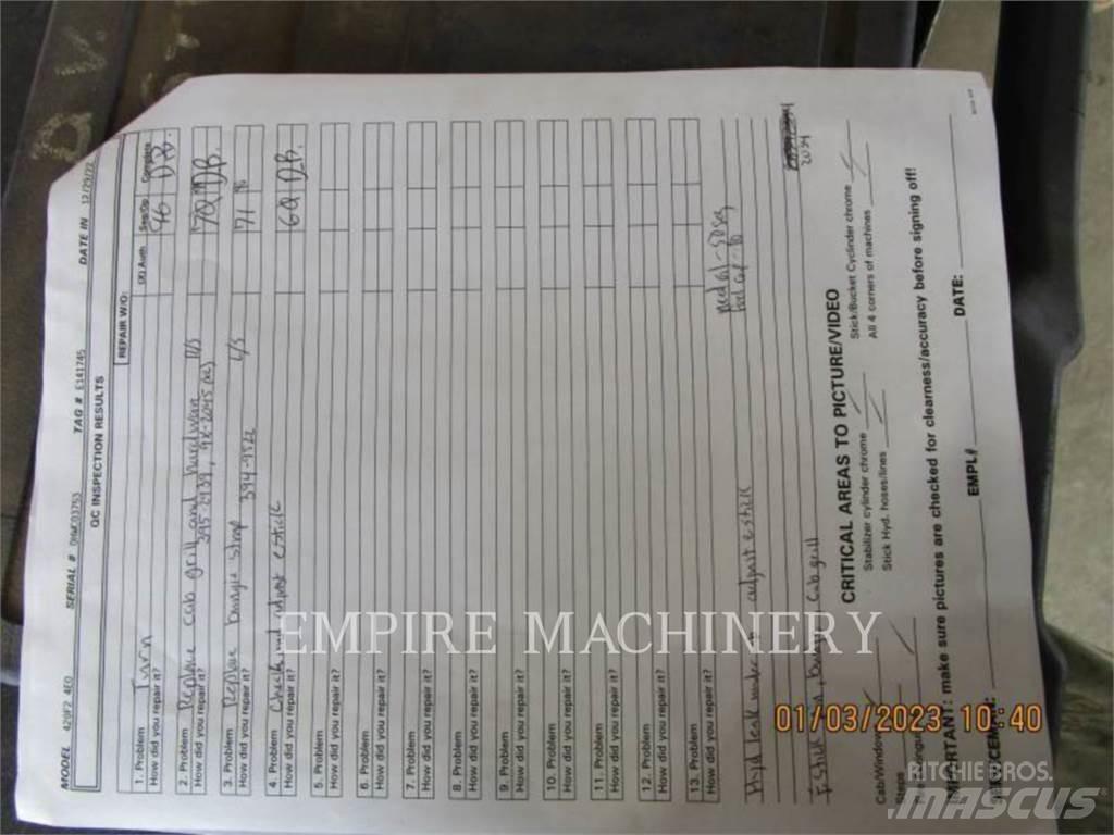 CAT 420F2 4EO Buldoexcavatoare