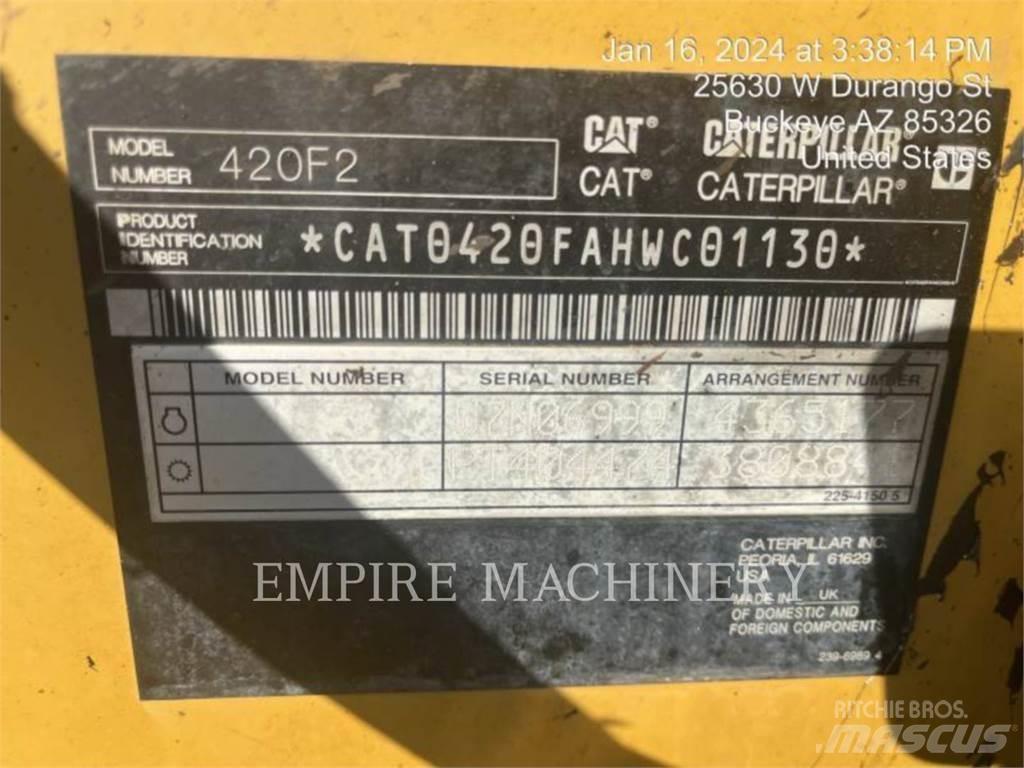 CAT 420F2 4EOP Buldoexcavatoare