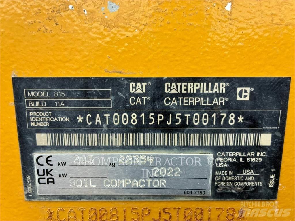 CAT 815 Compactoare sol