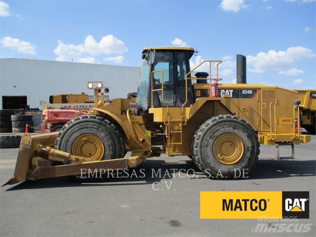 CAT 824H buldozere pe roti
