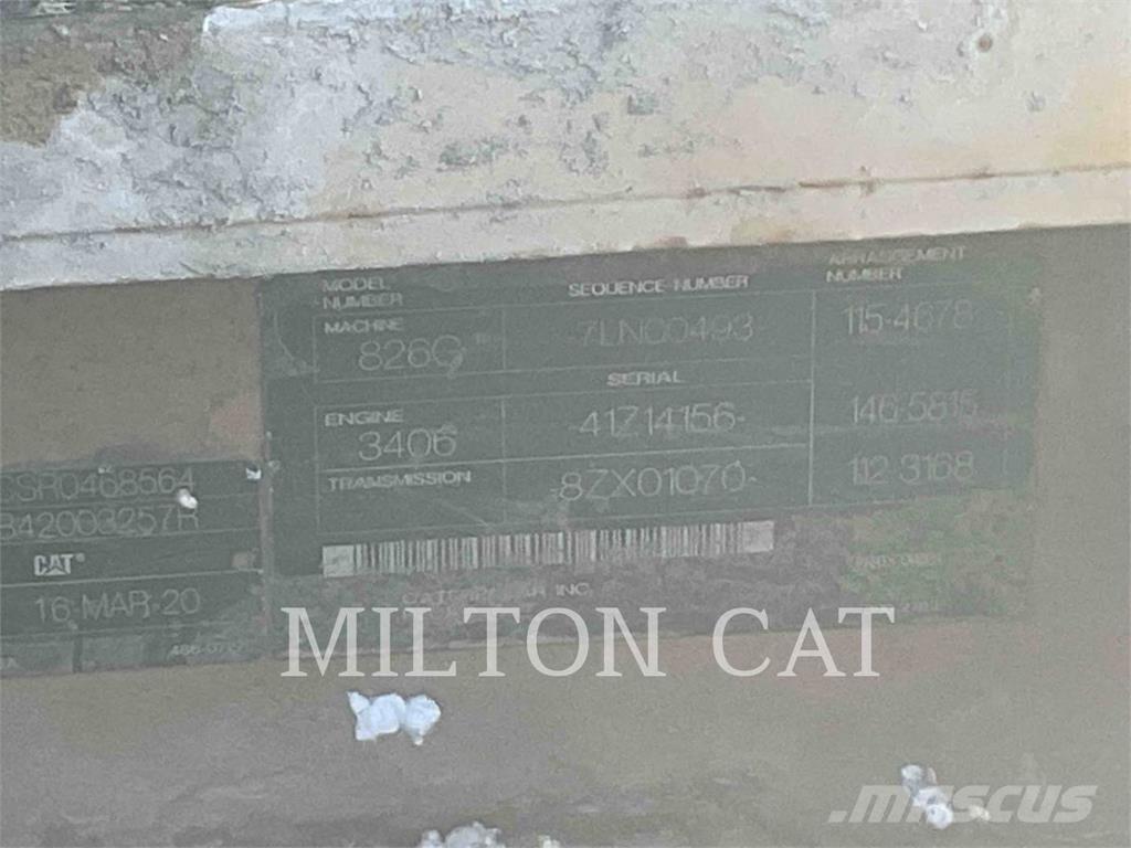 CAT 826G Compactoare sol