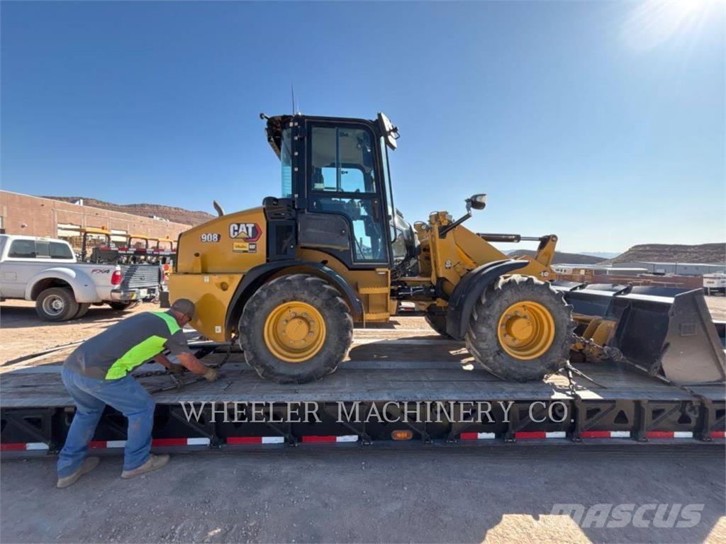 CAT 908 Incarcator pe pneuri