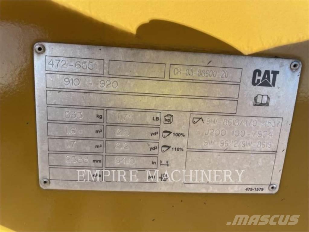 CAT 910-POBU Utilaje construcții - Altele