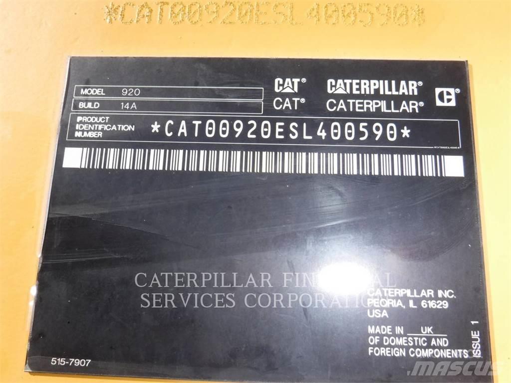 CAT 920-14 Incarcator pe pneuri