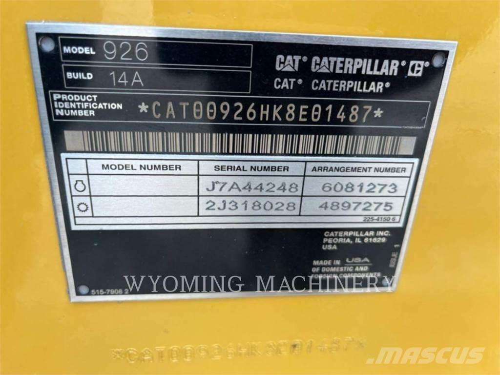 CAT 926 Incarcator pe pneuri