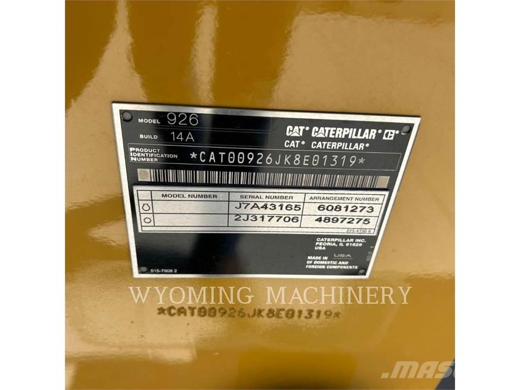CAT 926 Incarcator pe pneuri