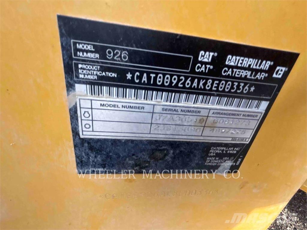 CAT 926 QC Incarcator pe pneuri