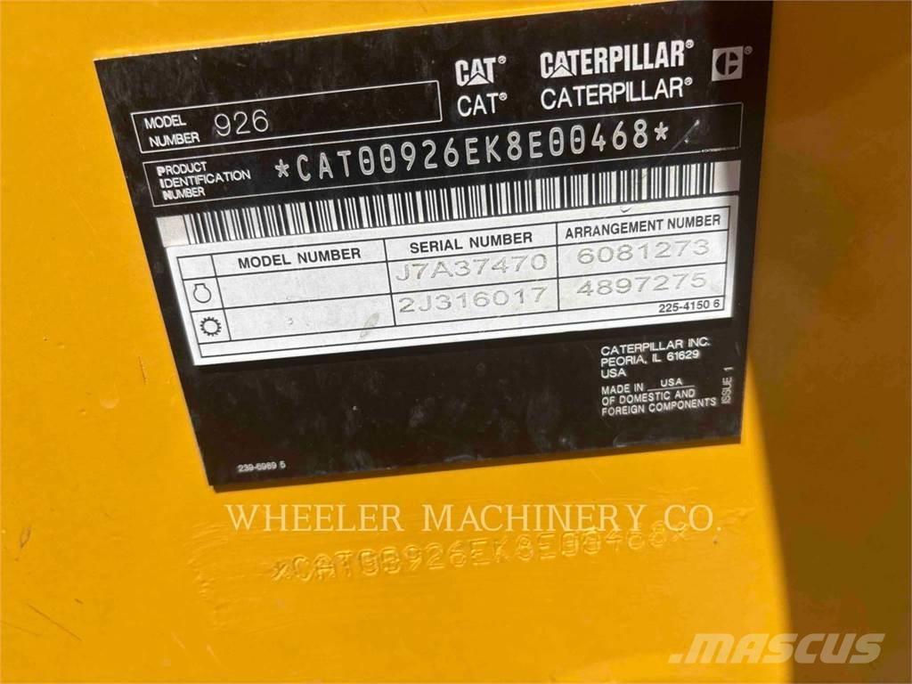 CAT 926 QC 3V Incarcator pe pneuri