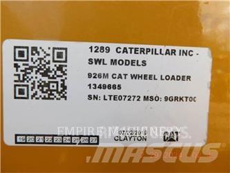 CAT 926M Incarcator pe pneuri