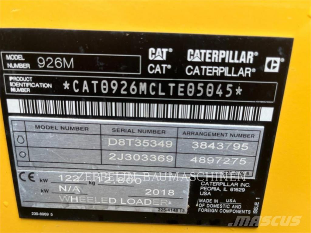 CAT 926M Incarcator pe pneuri