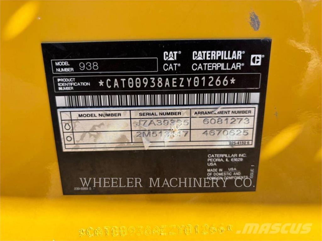 CAT 938 QC Incarcator pe pneuri
