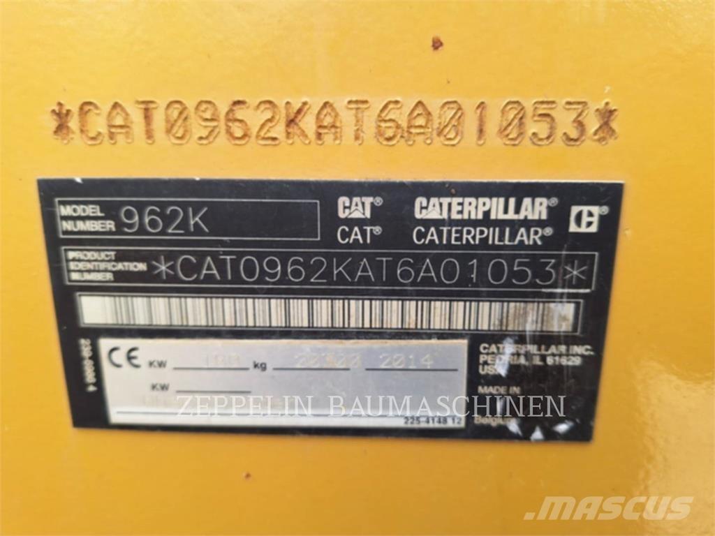CAT 962K Incarcator pe pneuri