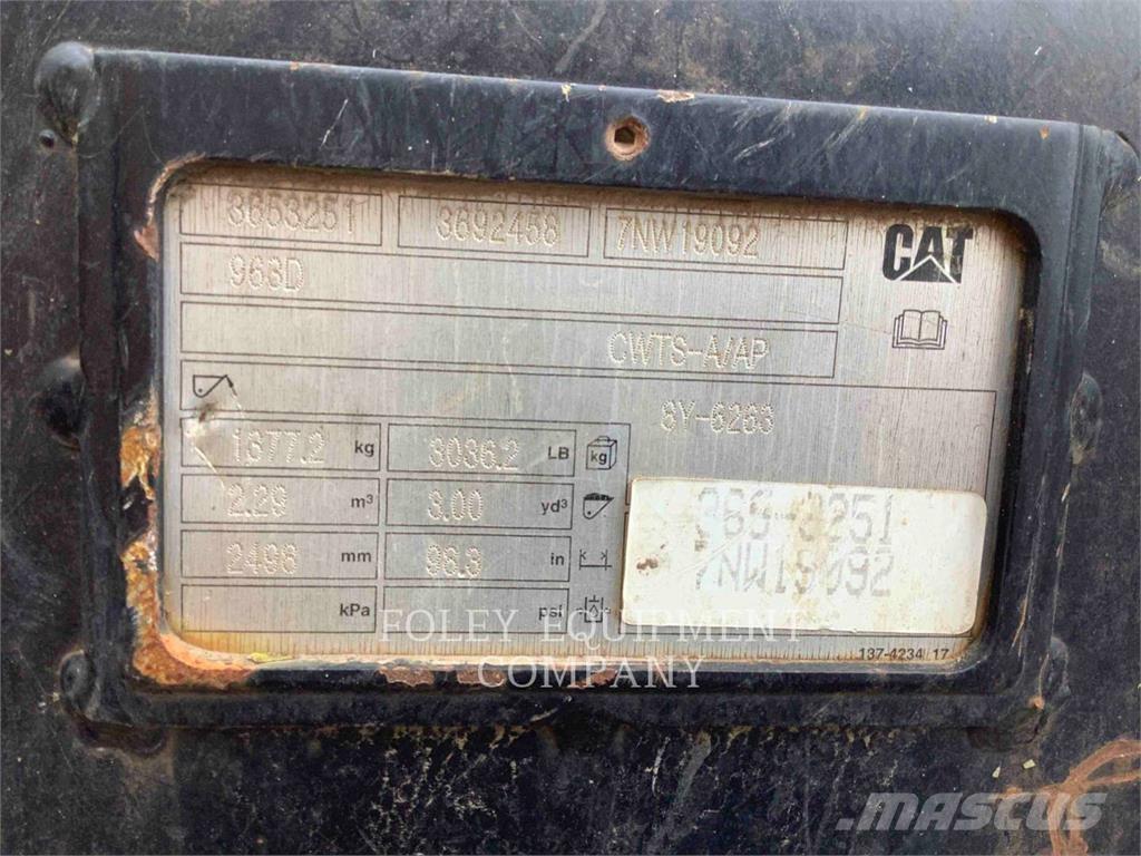 CAT 963K Încarcatoare cu excavator