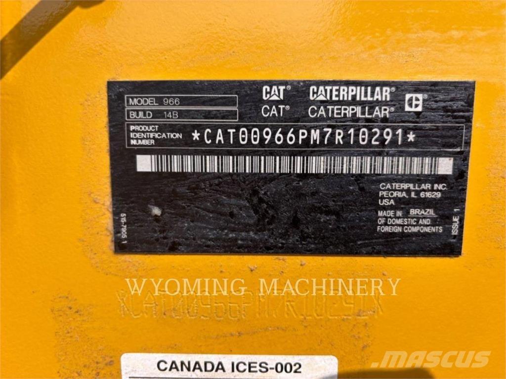 CAT 966 Incarcator pe pneuri