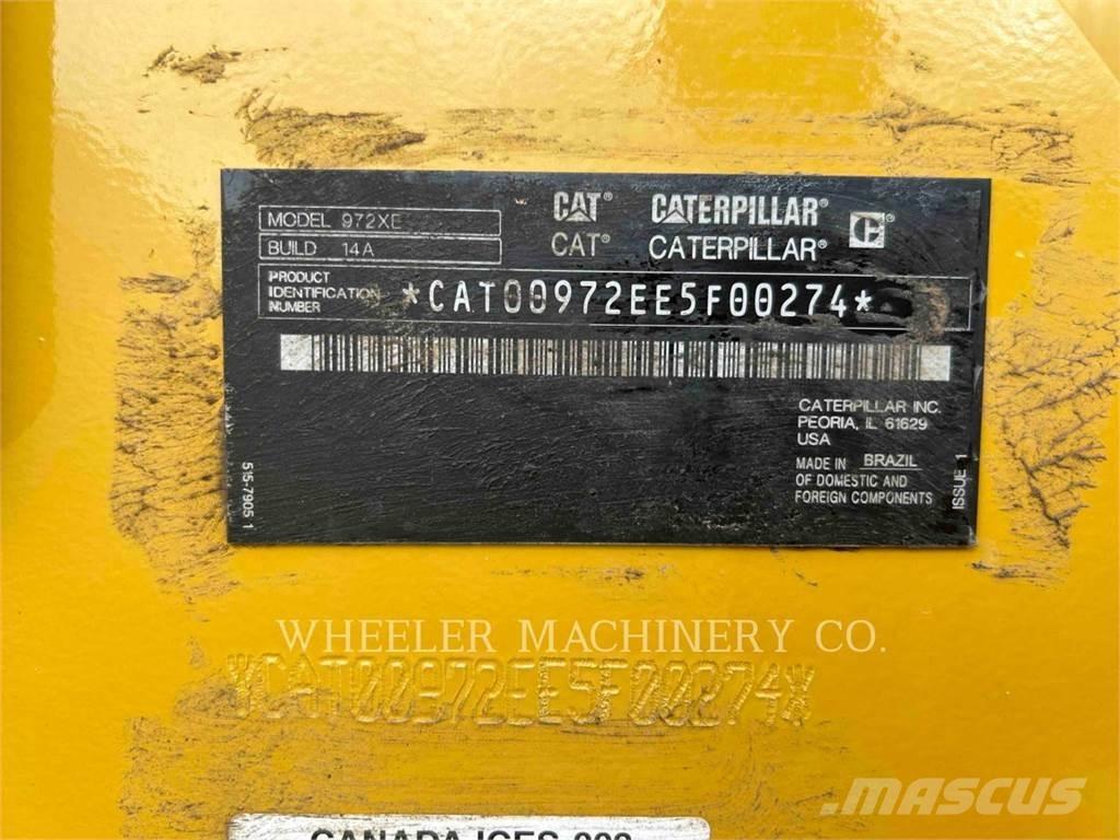 CAT 972 XE QC Incarcator pe pneuri