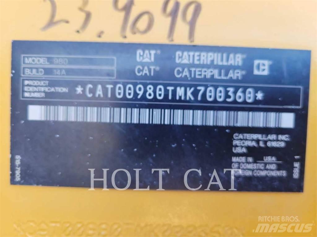 CAT 980 Incarcator pe pneuri