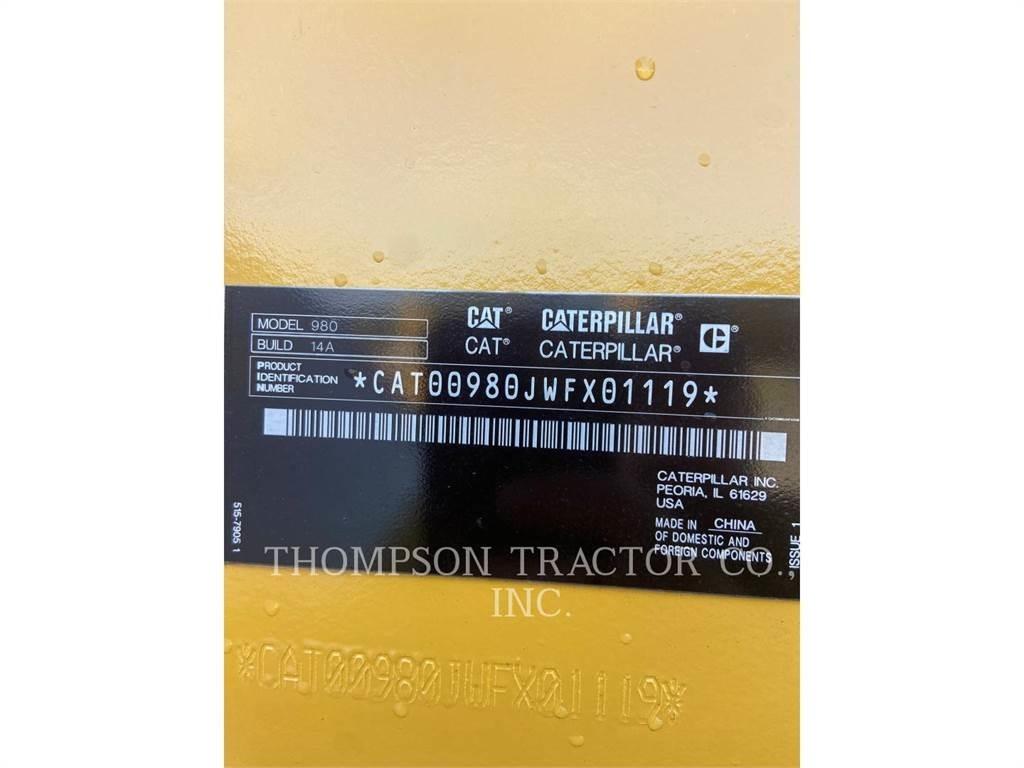 CAT 980 Incarcator pe pneuri