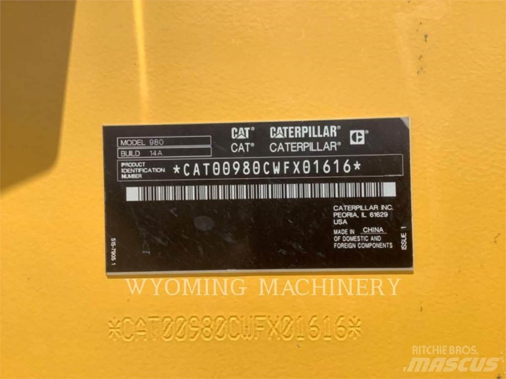 CAT 980 Incarcator pe pneuri