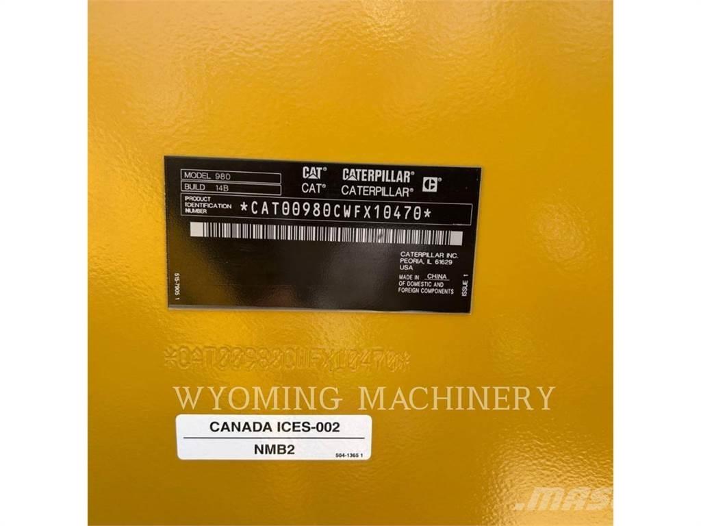 CAT 980 Incarcator pe pneuri