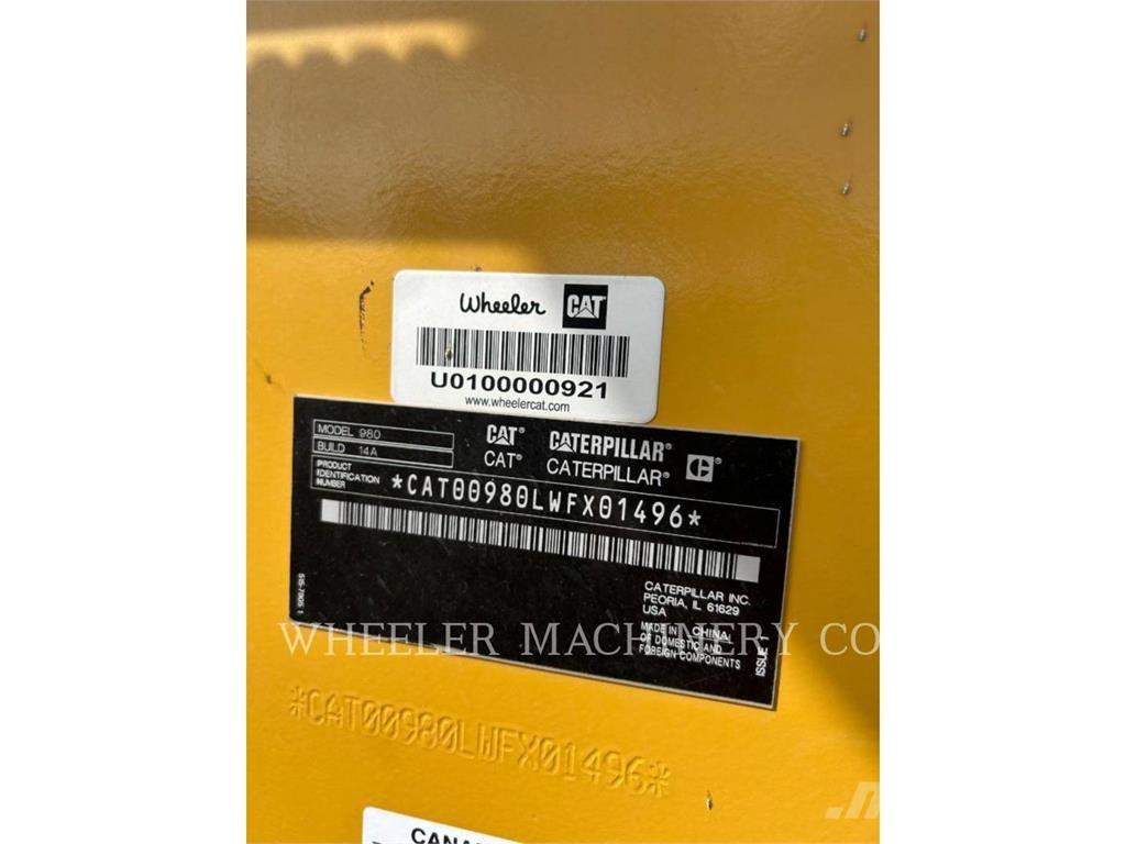 CAT 980 Incarcator pe pneuri