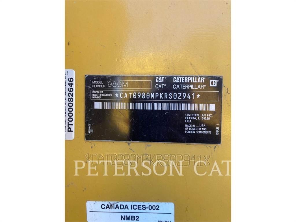 CAT 980M Incarcator pe pneuri