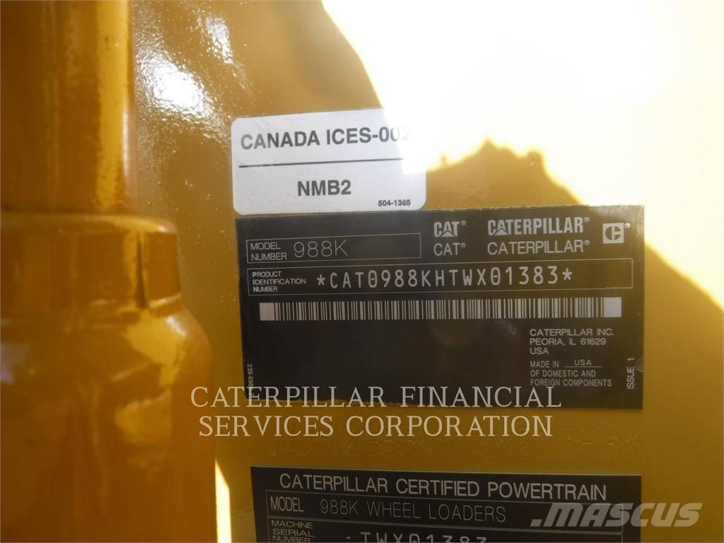 CAT 988K Incarcator pe pneuri