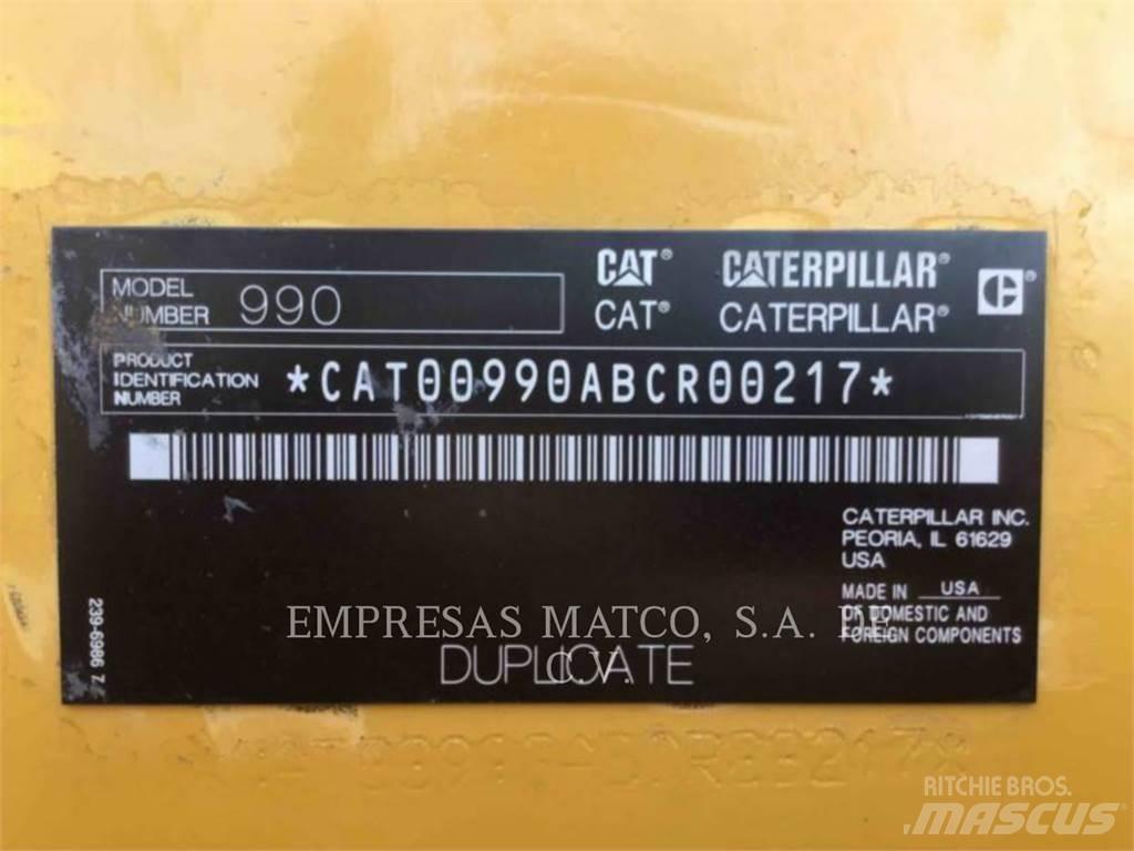 CAT 990 Incarcator pe pneuri