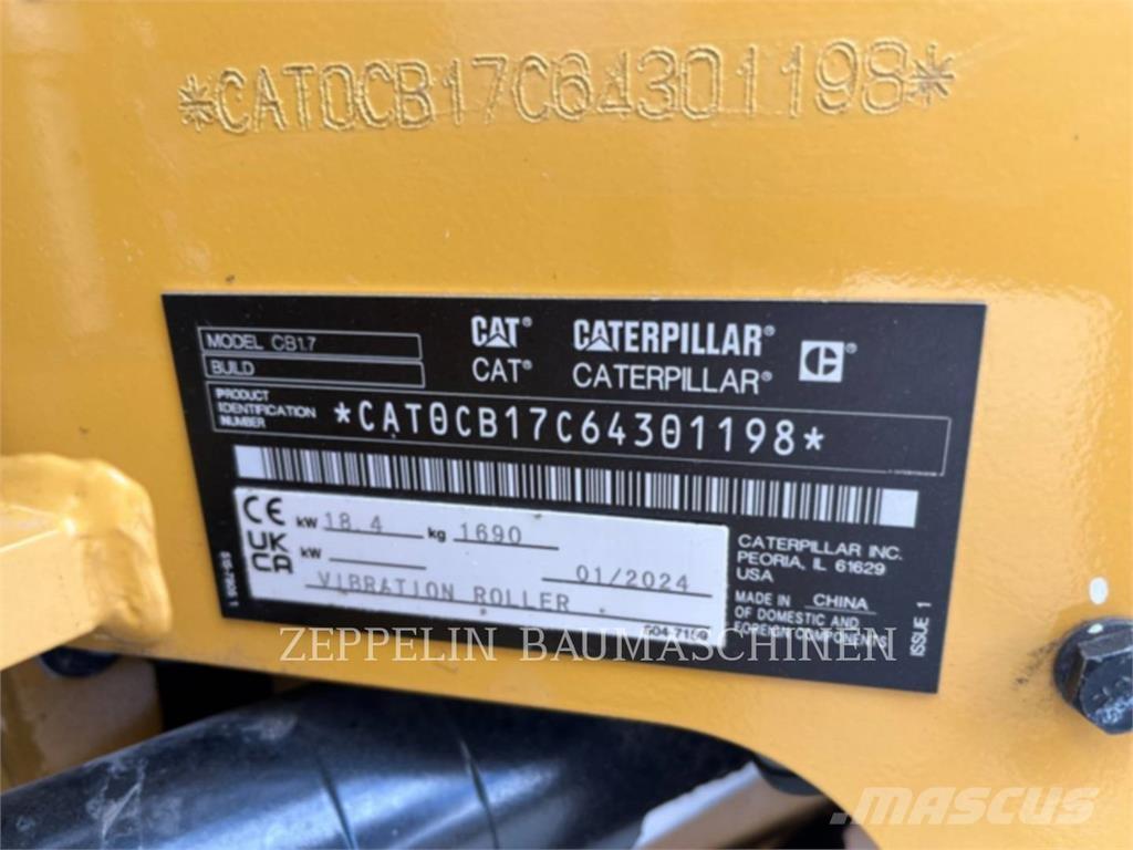 CAT CB1.7 Compactoare sol
