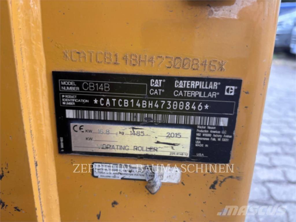 CAT CB14B Compactoare sol