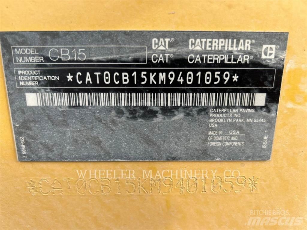 CAT CB15 CW VV Cilindri compactori dubli