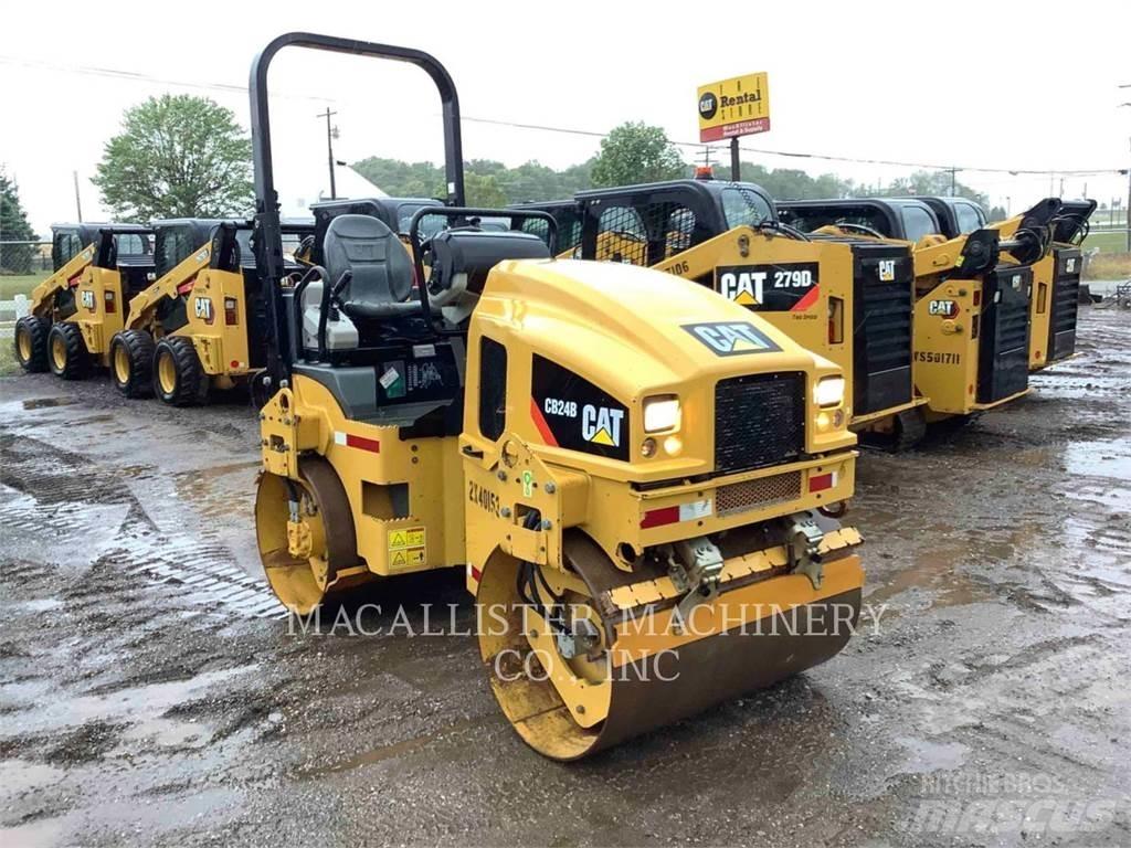 CAT CB24B Cilindri compactori dubli