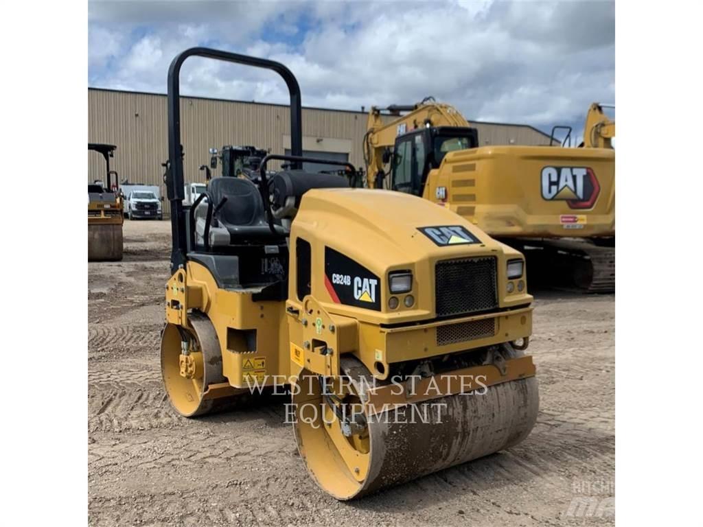 CAT CB24B Cilindri compactori dubli
