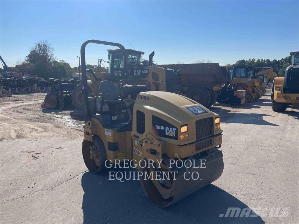 CAT CB24B Cilindri compactori dubli