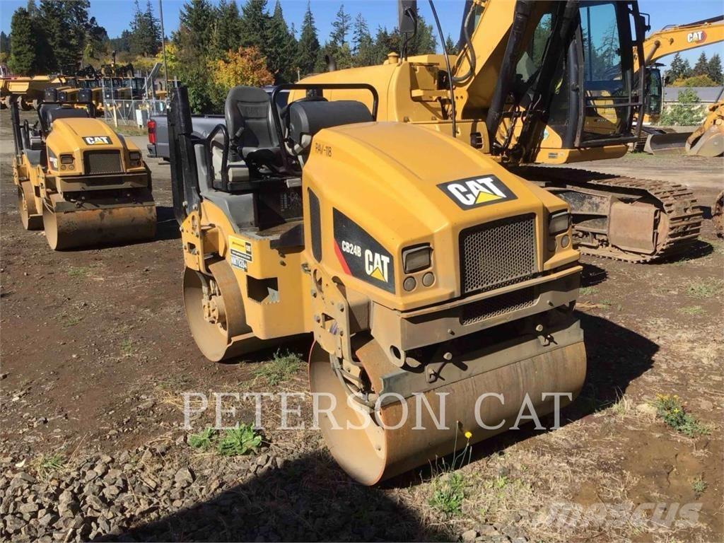 CAT CB24B Cilindri compactori dubli