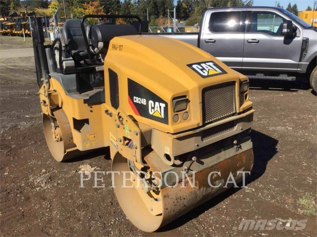CAT CB24B Cilindri compactori dubli