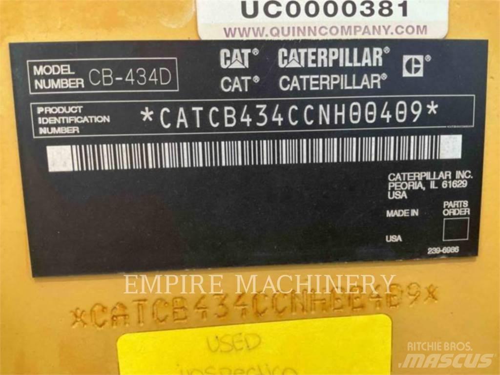 CAT CB434D Cilindri compactori dubli