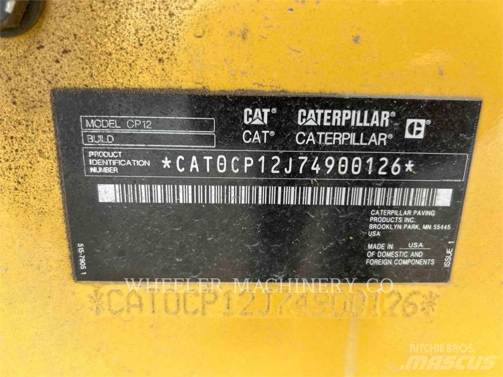 CAT CP12 Compactoare monocilindrice