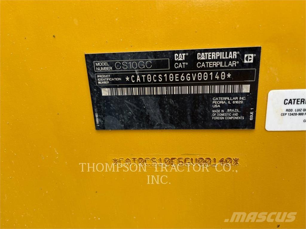 CAT CS10GC Compactoare monocilindrice