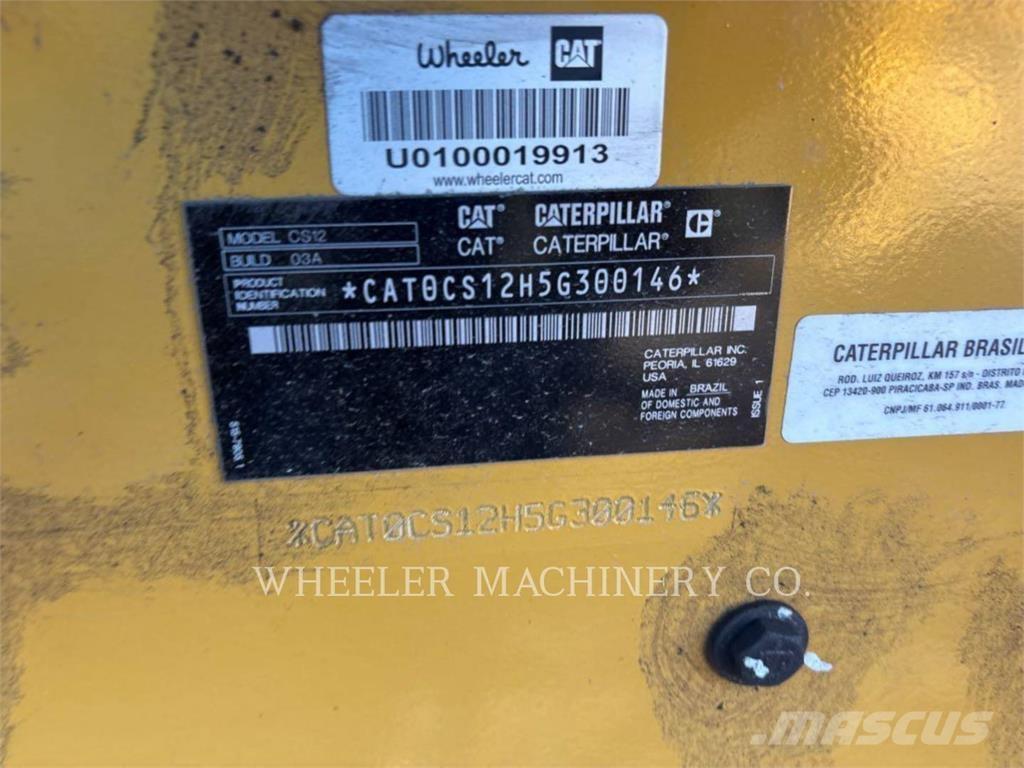 CAT CS12 Compactoare monocilindrice